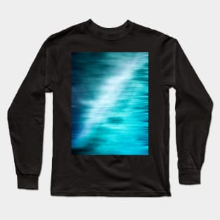 Good Waves Are Coming - Blue Gradient Effect Long Sleeve T-Shirt